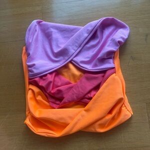 Micas women’s strapless cut out top